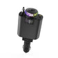 120W Retractable Cable Car Charger with Digital Display